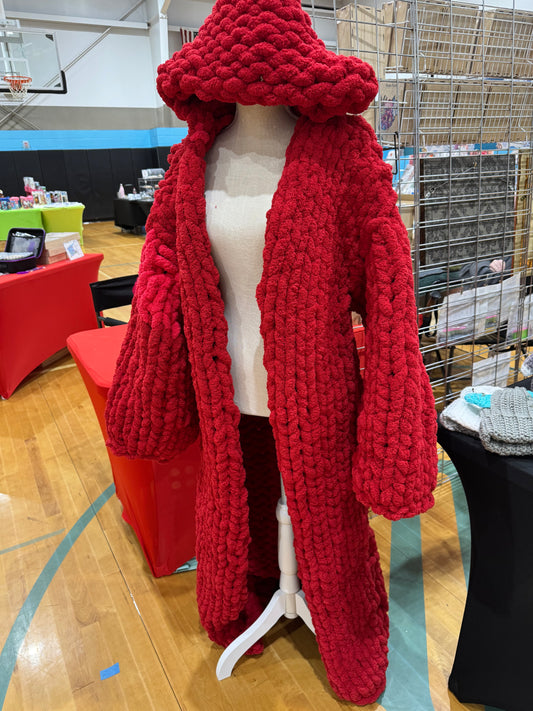 Cozy Sweetheart chunky cardigan